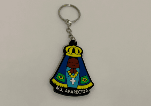 Chaveiro Borracha N. Sra. Aparecida