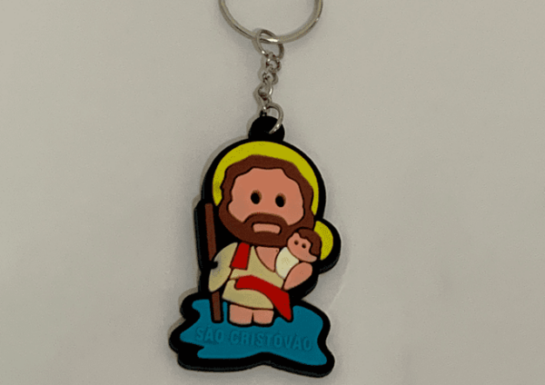 Chaveiro Borracha São Cristóvão