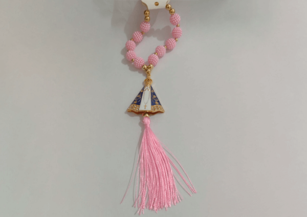 Terço Dezena Pompom Carro