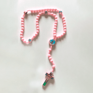 Terço Infantil Rosa