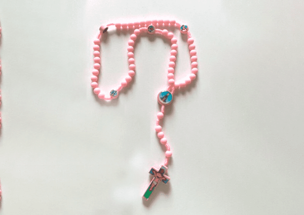 Terço Infantil Rosa