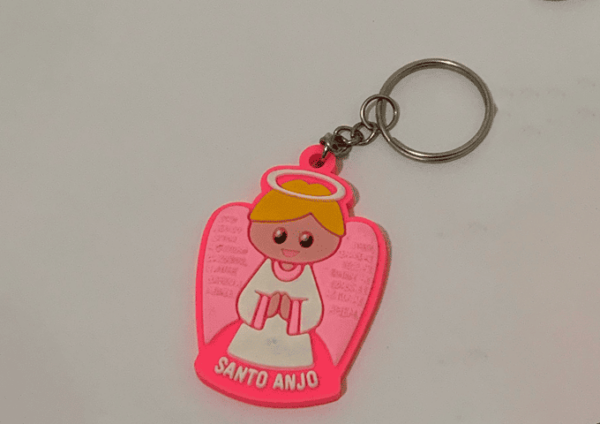 Chaveiro Borracha Santo Anjo 1293