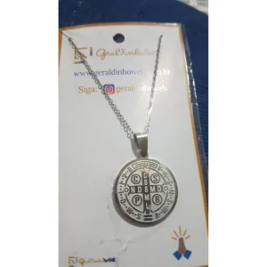 Colar São Bento Aço Inox