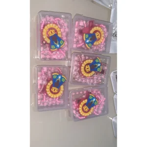 Terço Infantil Rosa na Caixa