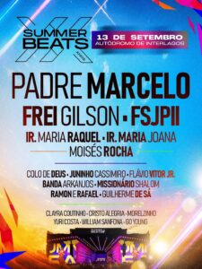 Flyer oficial do evento Summer Beats 20 anos em São Paulo – SP/