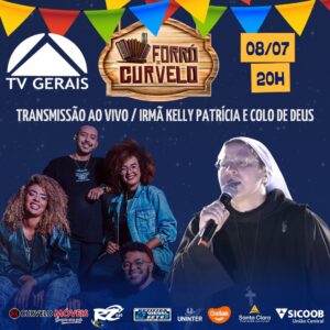 Flyer oficial — 44º Forró de Curvelo