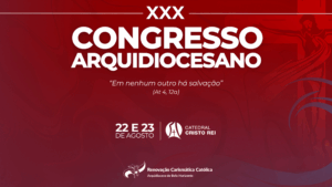 Flyer do XXX Congresso Arquidiocesano da RCCBH em Belo Horizonte/MG