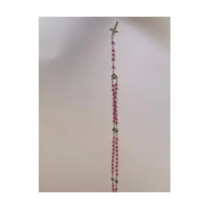 Terço Rosa na Caixa