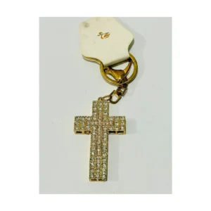 Chaveiro com Cruz e Strass